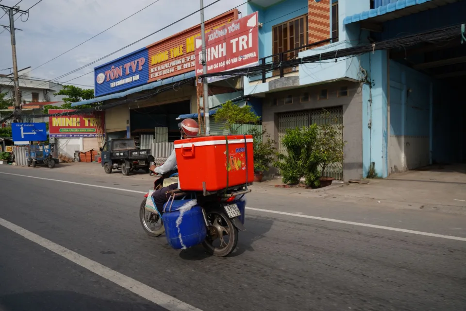 Khoang xe gọn gàng
